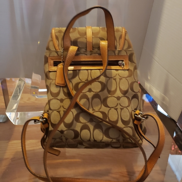 Coach backpack k2j 6613 camel - Picture 2 of 3